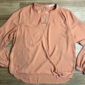 Women's Blush Pink Blouse
